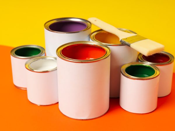 Tools for art and repairing – paint, paint in can Tools for art and repairing - paint, paint in can
